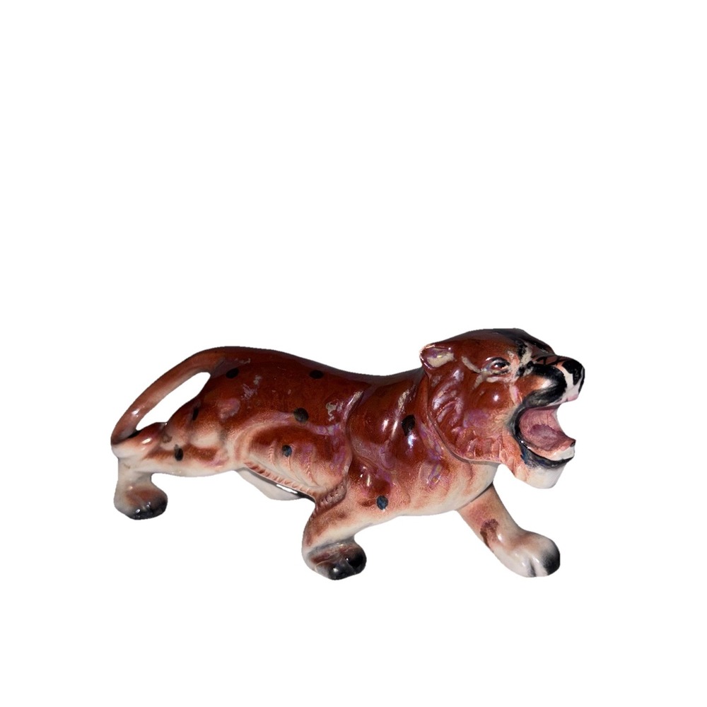 Vintage Lusterware Tiger #H552-4/1 Made In Japan